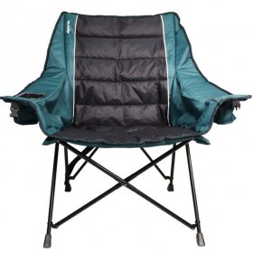 Kijaro Cayman Blue Iguana Quilted Club Adult Camping Chair