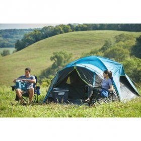 Coleman 4-Person Carlsbad Dark Room Dome Camping Tent with Screen Room