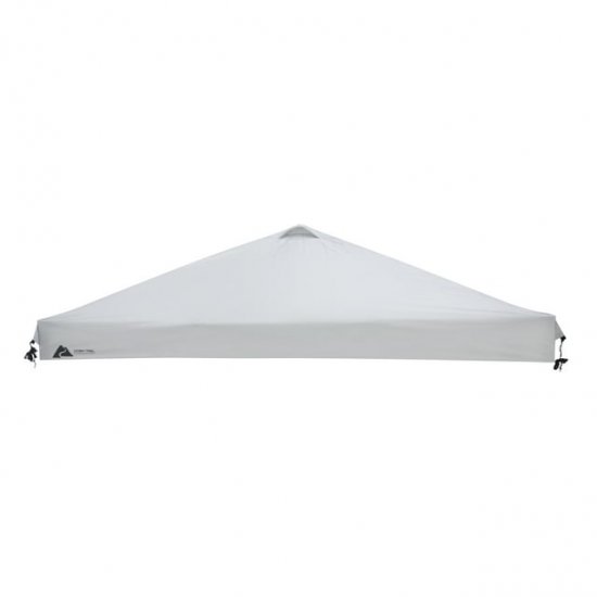 Ozark Trail 10\' x 10\' Straight Leg Replacement Canopy Top Outdoor Shading Cover, White