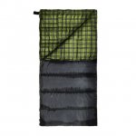 Ozark Trail Oversized 30-Degree Cool Weather Rectangular Sleeping Bag, Gray, 40"x80"