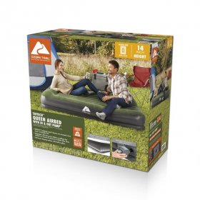 Ozark Trail Tritech Airbed Queen 14 inch with In & Out Pump and Antimicrobial Coating