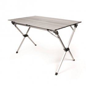 Camco 51892 Fold-Away Aluminum Roll-Up Table with Carrying Bag