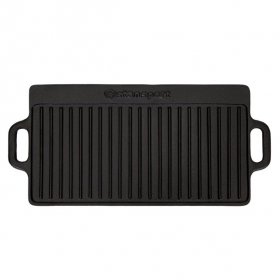 Stansport Pre-Seasoned Cast Iron Griddle with Reversible Cooking Surface