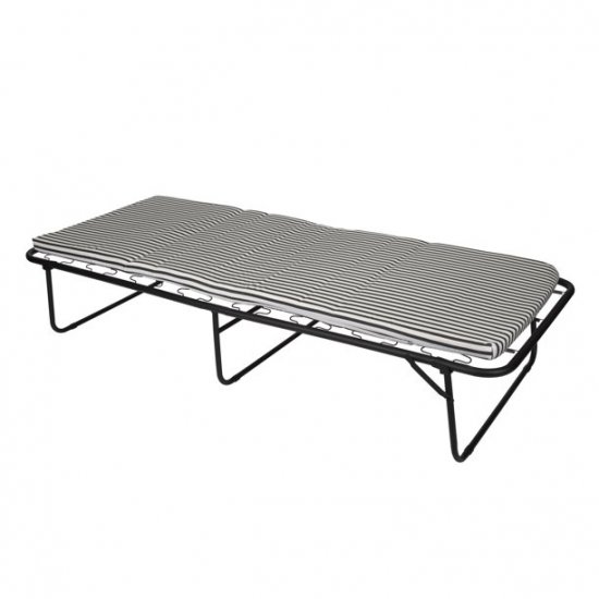 Stansport Steel Cot With Mattress - 75\" x 31\" x 13-1/2\"