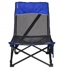 KIJARO Portable Low-Profile Camping, Concert and Event Festival Chair, Maldives Blue (20 in L x 27 in W x 28.75 in H)