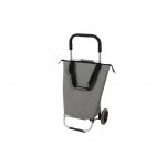 Ozark Trail Aluminum Grocery Cart with Removable Storage Bag, Gray