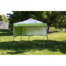Coleman Sun Wall Accessory for 7' x 5' Straight Leg Instant Canopy Shelter, Green (Canopy not included)