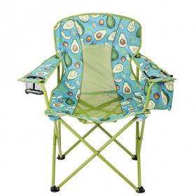 Ozark Trail Oversized Mesh Cooler Chair, Avocado, Guac O'Clock