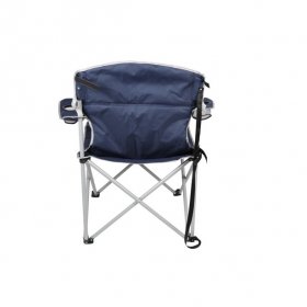 Ozark Trail Big and Tall Chair with Cup Holders, Blue for Outdoor