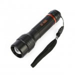 Ozark Trail 1500 Lumen Focusing Flashlight, IP67 Waterproof, Black