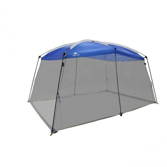 Ozark Trail 13\' x 9\' Screen House Canopy Tent with 1- Room, Blue