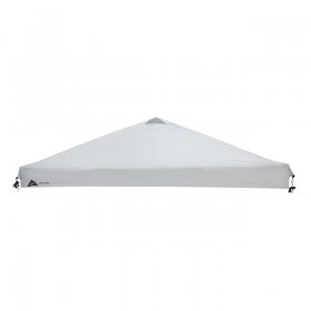 Ozark Trail 10' x 10' Straight Leg Replacement Canopy Top Outdoor Shading Cover, White