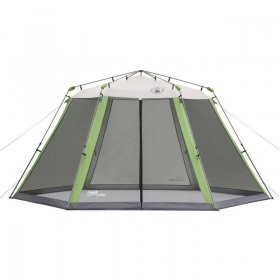 Coleman? Screen House Canopy Sun Shelter Tent with Instant Setup, 1 Room, Green