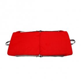 Ozark Trail Deluxe Folding Cushion, Adult Stadium Seat and Ground Seat for Outdoor Use, Red