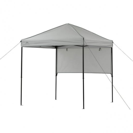 Ozark Trail 6\' x 6\' Gray Instant Outdoor Canopy with UV Protection