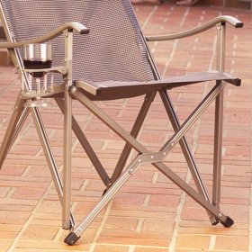 Coleman Patio Weather-resistant Adult Sling Chair with Drink Holder