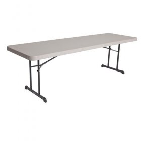 Lifetime Folding Table, Professional - 8 FT, Putty, 80127