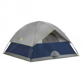 Coleman 6-Person Sundome Dome Camping Tent, Blue