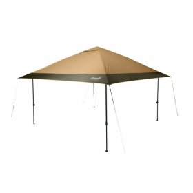 Coleman Oasis? 13' x 13' x 9.7' Brown Straight Leg Pop Up Outdoor Canopy Sun Shelter Tent