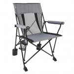 Kijaro Rok-it Folding Adult Rocking Chair, Hallett Peak Gray
