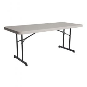 Lifetime Folding Table, Professional - 6 FT, Putty, 80126