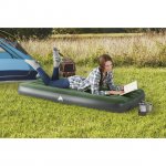 Ozark Trail Tritech Airbed Twin 10" with Battery Pump Included and Antimicrobial Coating
