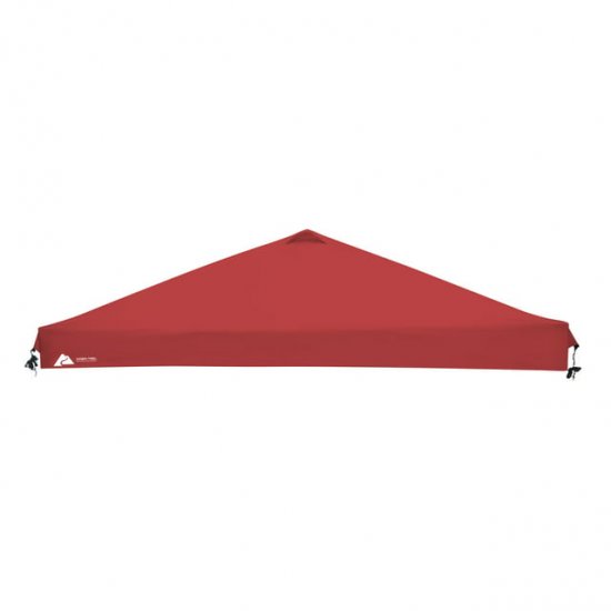 Ozark Trail 10\' x 10\' Top Replacement Cover for outdoor canopy, Red