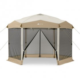 12' x 10' Glamping Hexagon Lighted Canopy