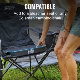 Coleman OneSource Outdoor Heated Camping Chair Pad with Rechargable Battery