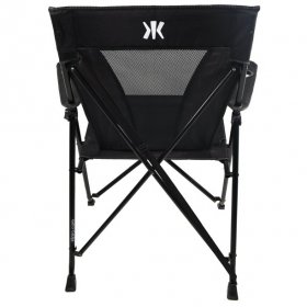 Kijaro XXL Dual Lock Portable Camping and Sports Adult Chair, Vik Black