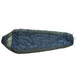Ozark Trail 30-Degree Cold Weather Mummy Sleeping Bag with Soft Liner, Blue, 85"x33"