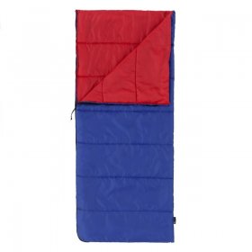 Ozark Trail Youth warm weather rectangle sleeping bag - Blue & Red (youth size 64" x 28")