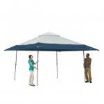 Ozark Trail 14' x 14' Instant Lighted Canopy for Camping - Blue, Gray