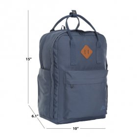 Ozark Trail Dual-Carry Backpack, Blue Indigo, Adult, Teen, Everyday, Polyester