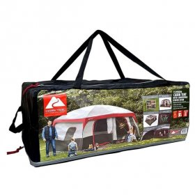 Ozark Trail 12-Person Cabin Tent, with Convertible Screen Room