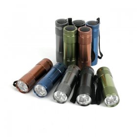Ozark Trail 10-Pack Aluminum Mini LED Flashlight, 30 Lumen, 5 Colors, Model 4245