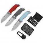 Ozark Trail Folding Pocket Knife Combo Set, Multi-Color, 6 Pieces