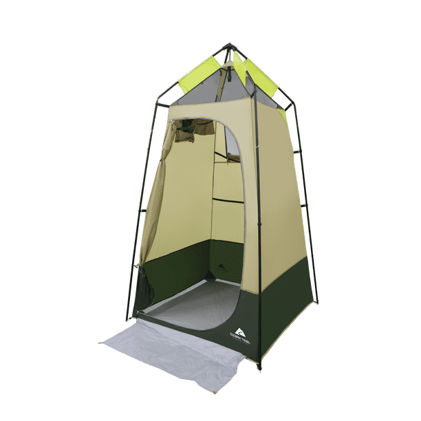 Ozark Trail Hazel Creek Lighted Privacy Tent One Room, Green